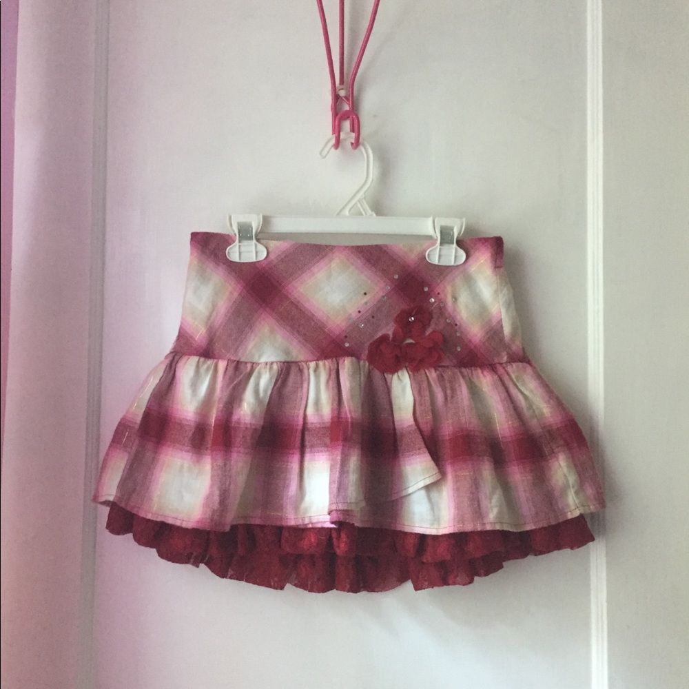 Justice Red Skirt
